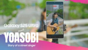 雑音を消して、心に響く歌声を — Galaxy S25 Ultraの新CM